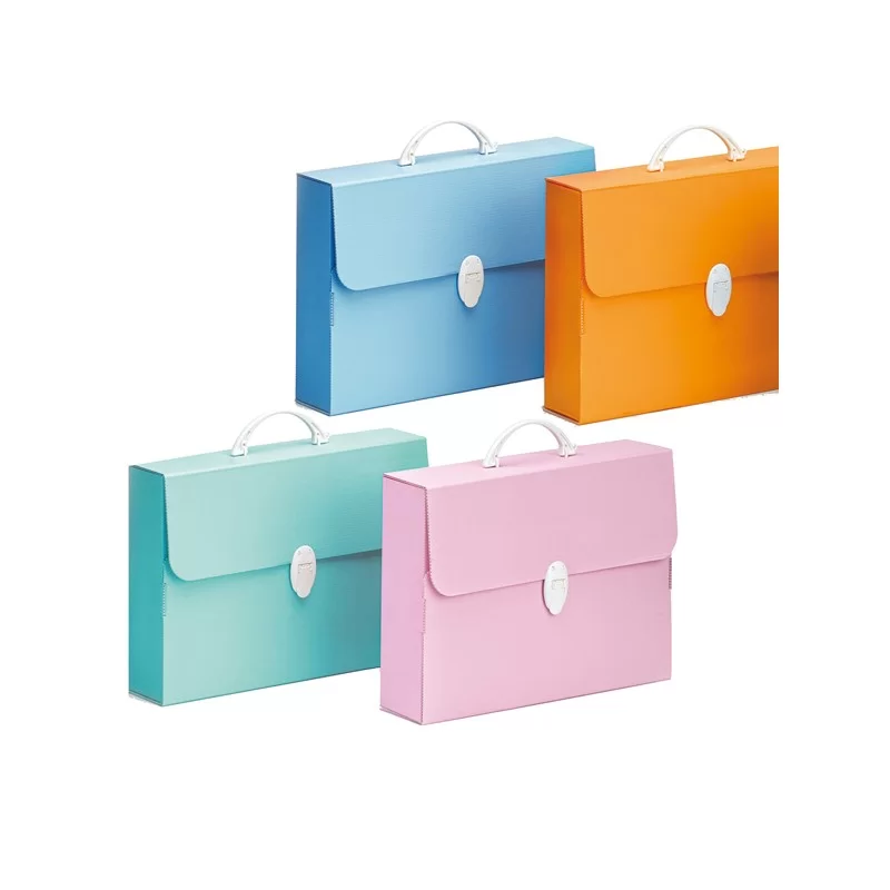 Valigetta polionda Every Line Pastel 27x37,5cm dorso 8cm Favorit