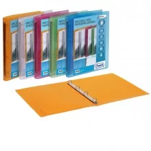 Racc. personalizzabile Lumina 22X30 4 anelli tondi D15 PP col.ass Favorit (Conf.20)