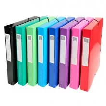 Scatola archivio box Iderama dorso 40mm A4 col ass. Exacompta (Conf.8)