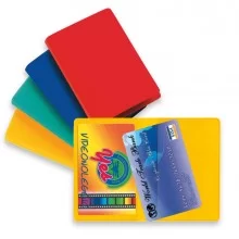 Busta PORTA CARD 2 COLOR 2 tasche col.ass. 5,8x8,7cm Sei rota (Conf.50)