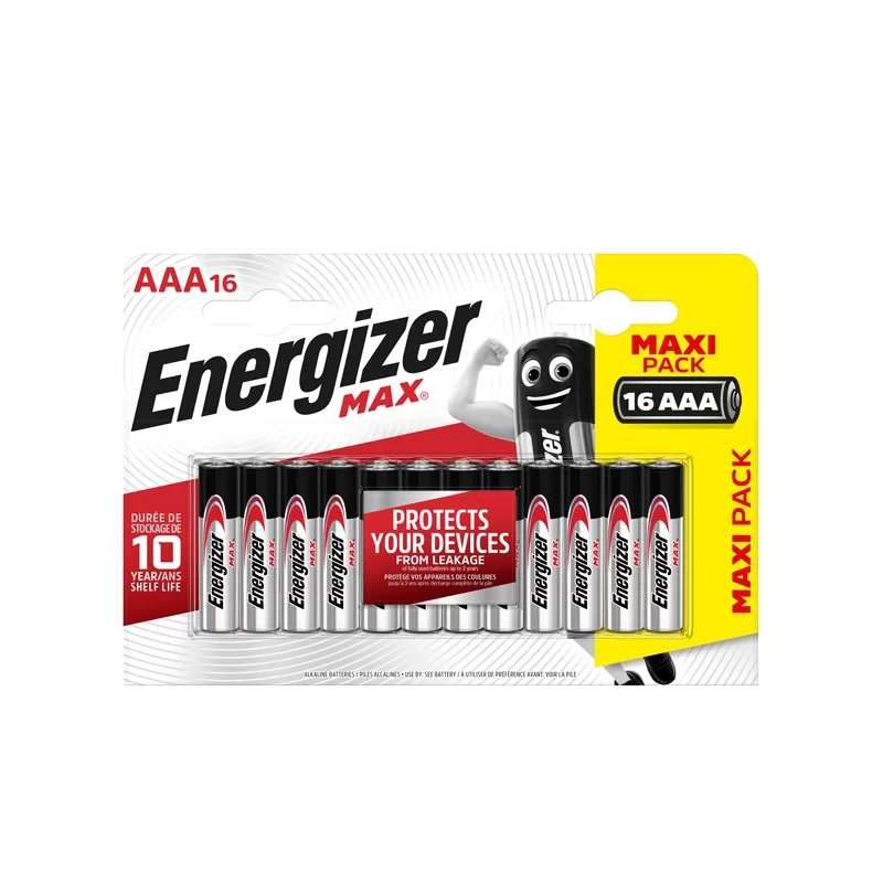 Blister 16 pile ministilo AA A - Energizer Max