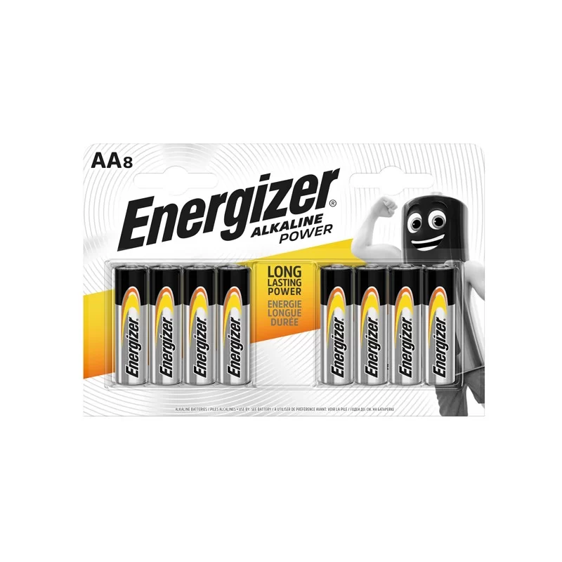 Blister 8 pile stilo AA - Energizer Alkaline Power