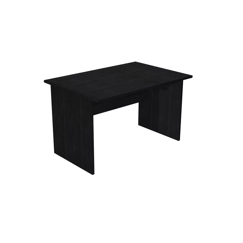 Scrivania lineare 120X80cm Nero venato frassino - EASY