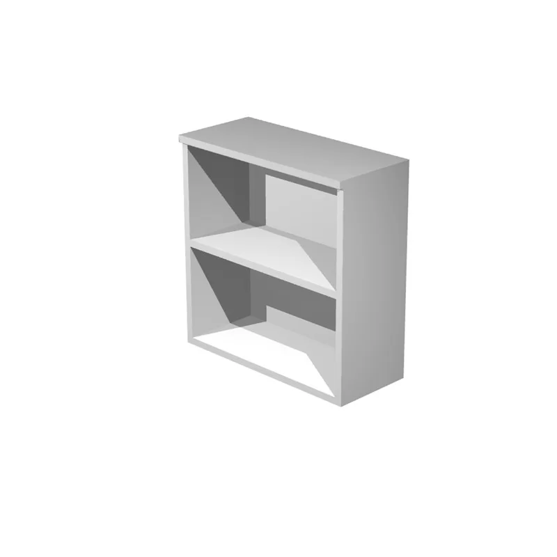 Mobile basso a giorno 80X44cm H72cm Grigio alluminio - EASY