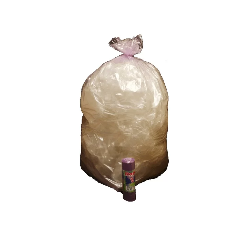 10 Sacchi Viola trasp. 70x110cm 110Lt 22µ Rolsac