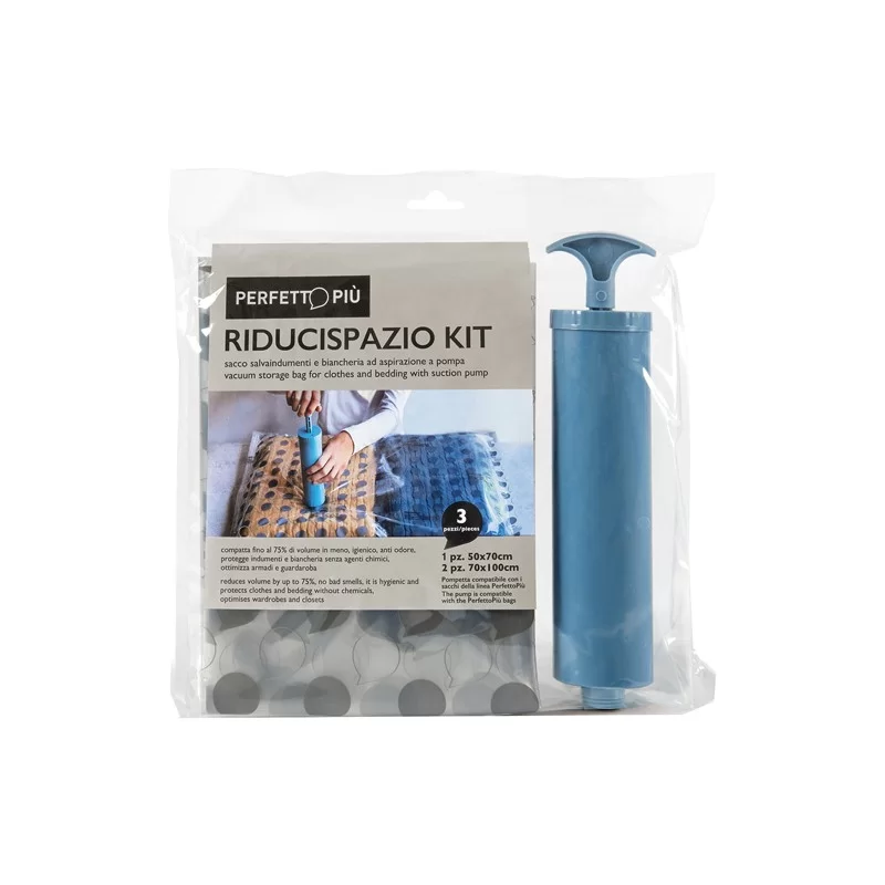 Riducispazio conf. 3 sacchi e aspiratore Perfetto