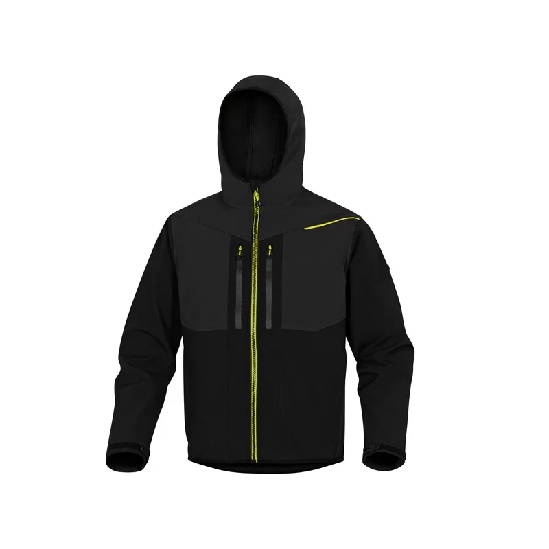 Giacca softshell Horten 2 Tg. M nero/giallo