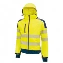 Giacca Softshell alta visibilitA' Miky giallo fluo Taglia XXL U-Power FUORI CATALOGO