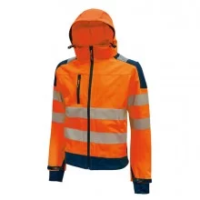 Giacca Softshell alta visibilitA' Miky arancio fluo Taglia XXL U-Power FUORI CATALOGO