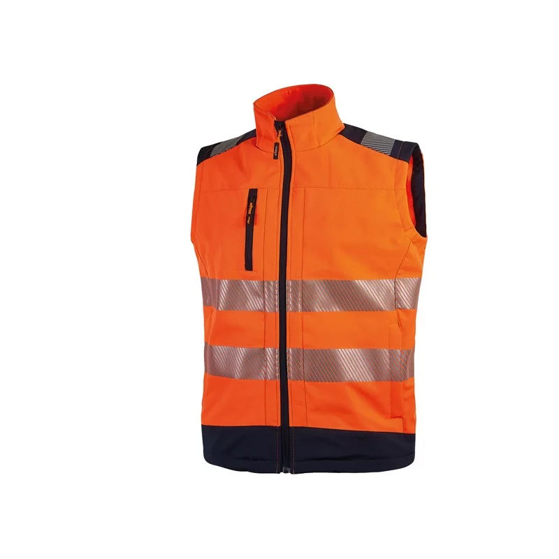 Gilet alta visibilitA' softshell Dany arancio fluo Taglia L U-Power