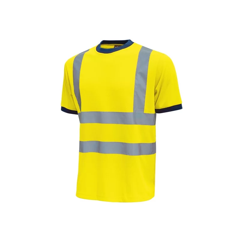 Pack 3 T-shirt alta visibilitA' Tg XXL giallo fluo Glitter U-Power FUORI CATALOGO