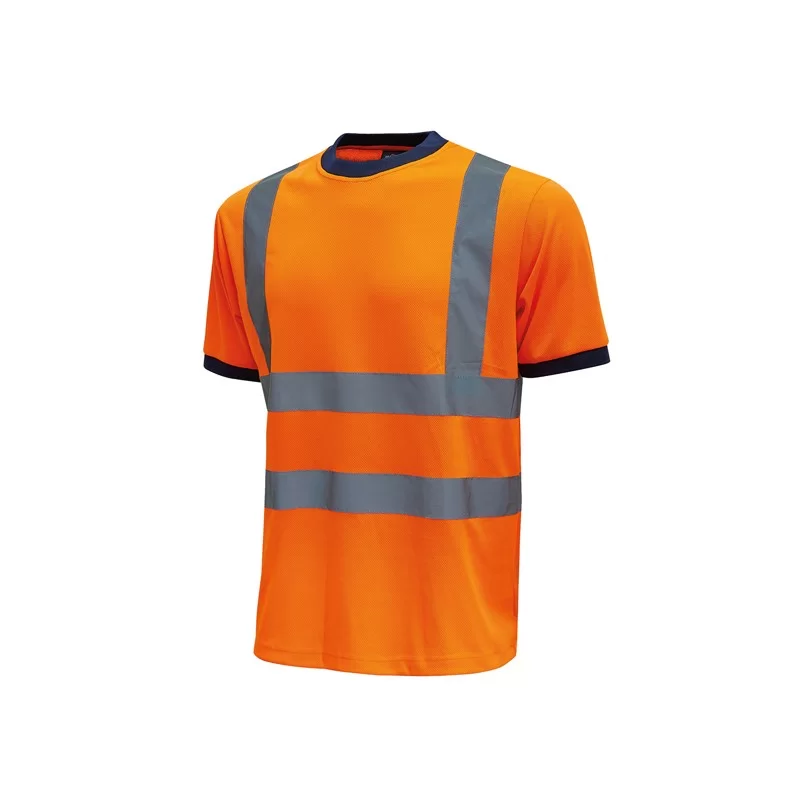 Pack 3 T-shirt alta visibilitA' Tg M arancio fluo Glitter U-Power FUORI CATALOGO