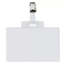 10 Portanome Pass 4E 11x7cm c/clip in metallo Sei Rota