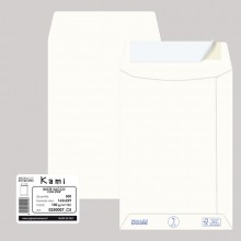 500 buste sacco KAMI STRIP bianca carta riciclata FSC® 162x229mm 100gr Pigna