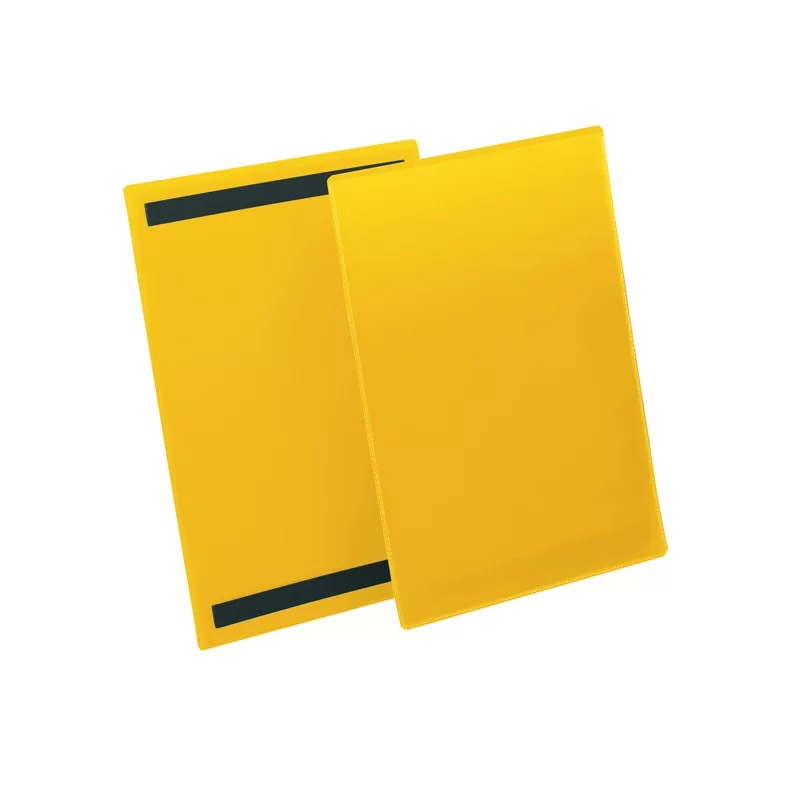 50 buste identificazione magnetiche 210x297mm (A4-VERT.) art.1744 GialloDURABLE