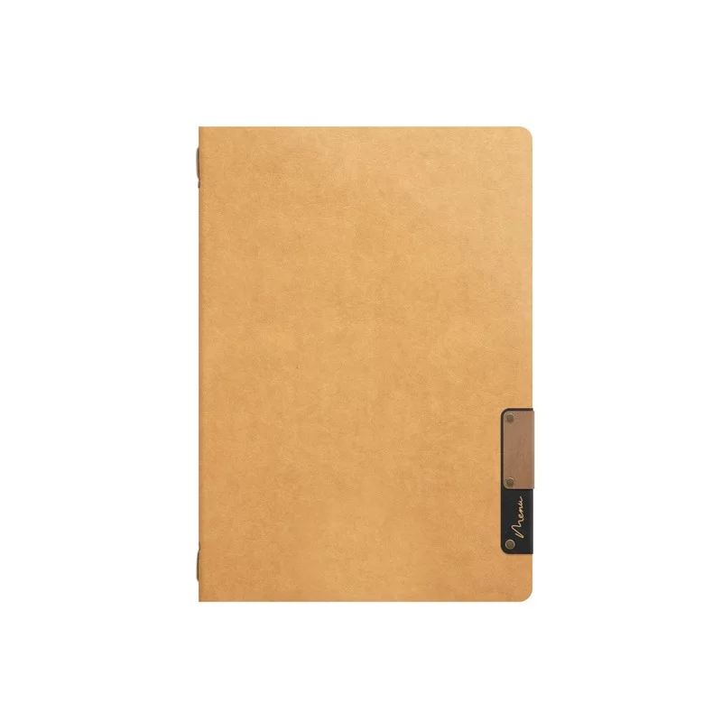 Porta MenU' A5-24,9x17,5cm Beige Nature con 1 INSERTO DOPPIO
