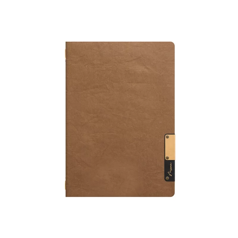 Porta MenU' A5-24,9x17,5cm Marrone Nature con 1 INSERTO DOPPIO