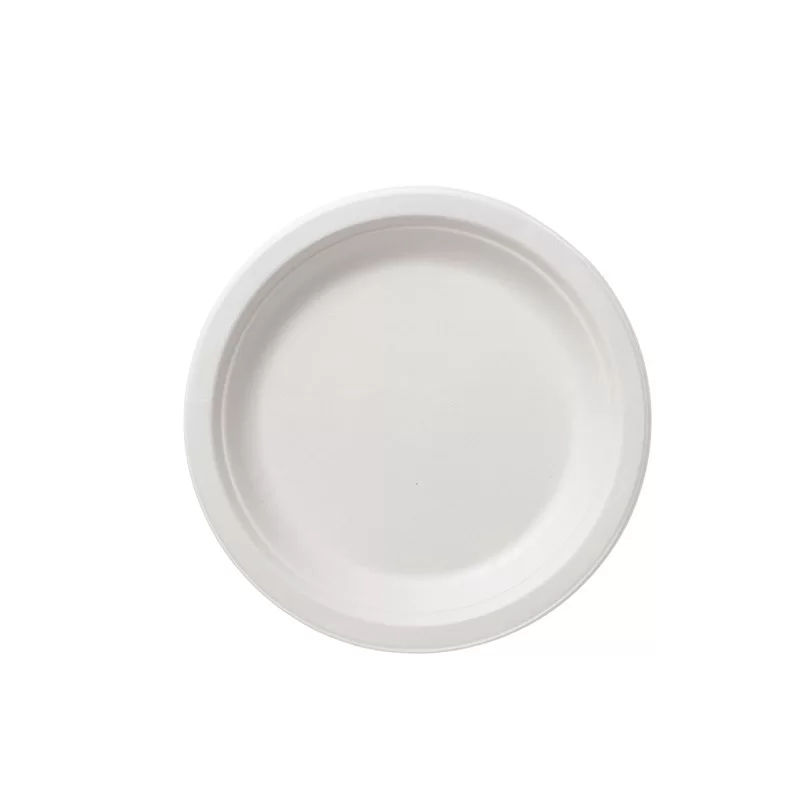 50 Piatti piani Ø175mm rotondo BIO Leone