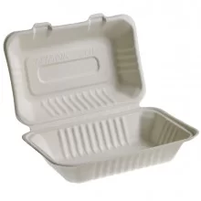 50 Vaschette Sandwich box 25,1x16,2cm Take away BIO Leone