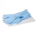 Paio di guanti sterili monouso in nitrile tg. unica azzurro PVS