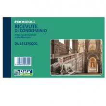 Blocco ricevute condominio 50/50copie autor. 10x16,8cm DU161370000 (Conf.5)