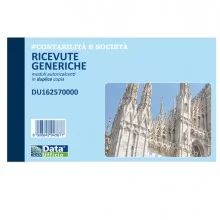 Blocco ricevute generiche 50/50 copie autor. 10x16,8cm DU162570000 (Conf.5)