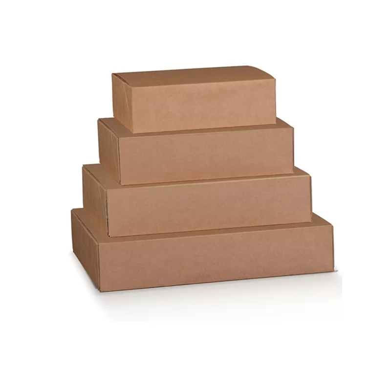 Scatola box per gastronomia d'asporto linea Boite 40x32x12cm avana (Conf.10)