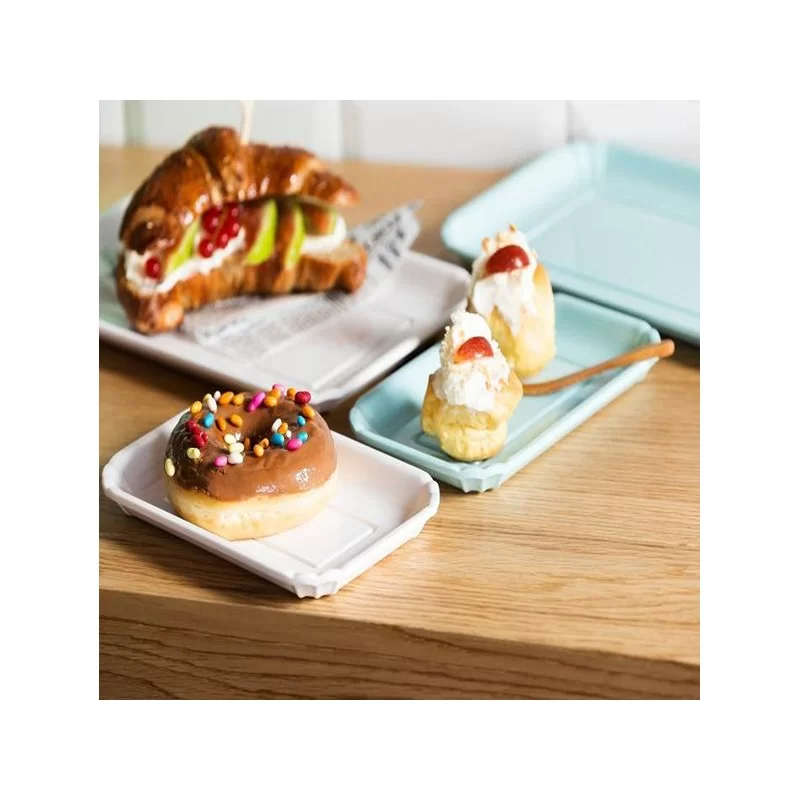 Vassoio bignE' in melamina 26,5x16,2cm bianco Leone