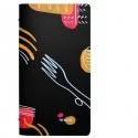 PortamenU' F.to 18x31,6cm Linea Spaghetti - nero (Conf.3)
