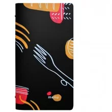 PortamenU' F.to 18x31,6cm Linea Spaghetti - nero (Conf.3)