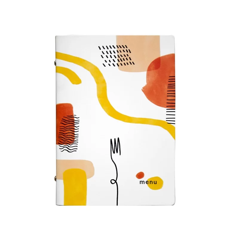 PortamenU' F.to A5 17x23cm Linea Spaghetti - bianco (Conf.3)