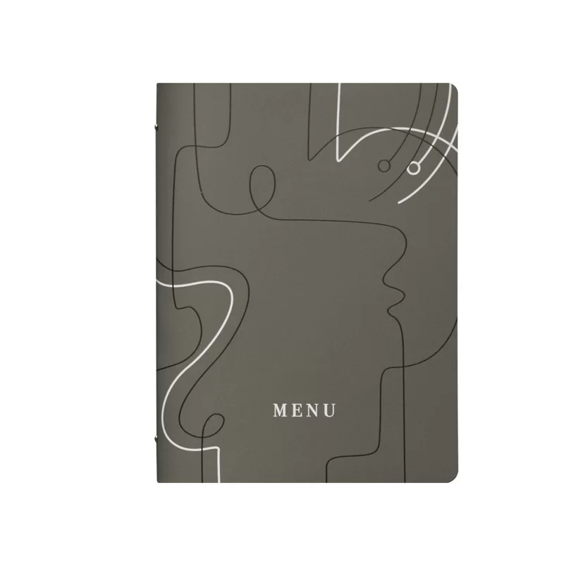 PortamenU' F.to A4 24,6x31,6cm Linea Linee - grigio (Conf.3)