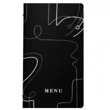 PortamenU' F.to 18x31,6cm Linea Linee - nero (Conf.3)