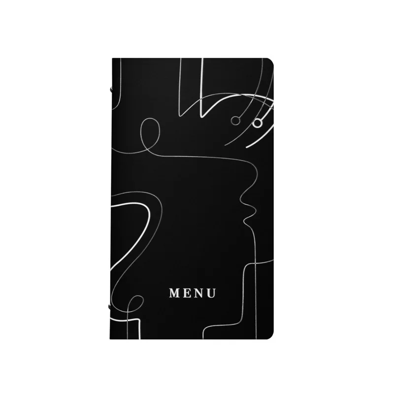 PortamenU' F.to 18x31,6cm Linea Linee - nero (Conf.3)