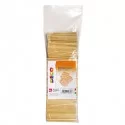 Busta 650 bastoncini in legno colore naturale dim. 86x3x3xmm DECO FUORI CATALOGO