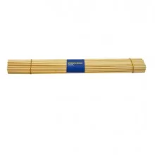 Set 50 pz bastoncini in legno colore naturale dim. 40cm x diam. 4mm DECO