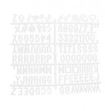 Kit lettere aggiuntive per bacheche in feltro Securit