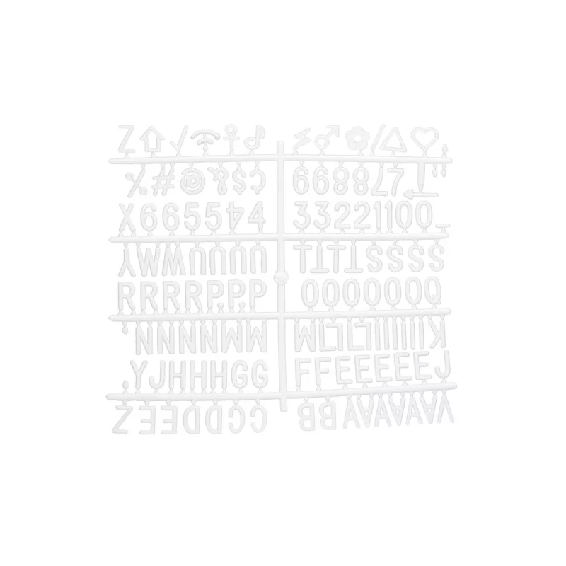 Kit lettere aggiuntive per bacheche in feltro Securit