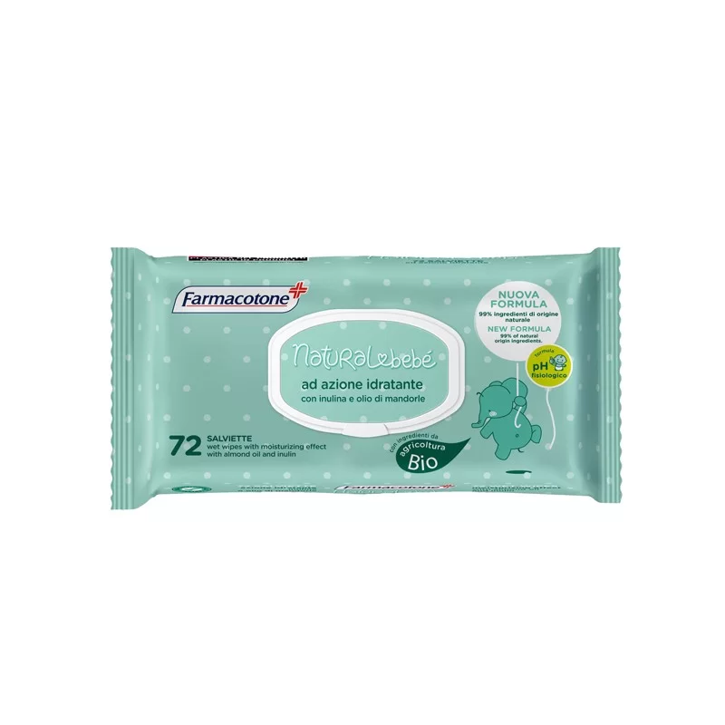 Busta da 72 Salviette idratanti Natural BebE'