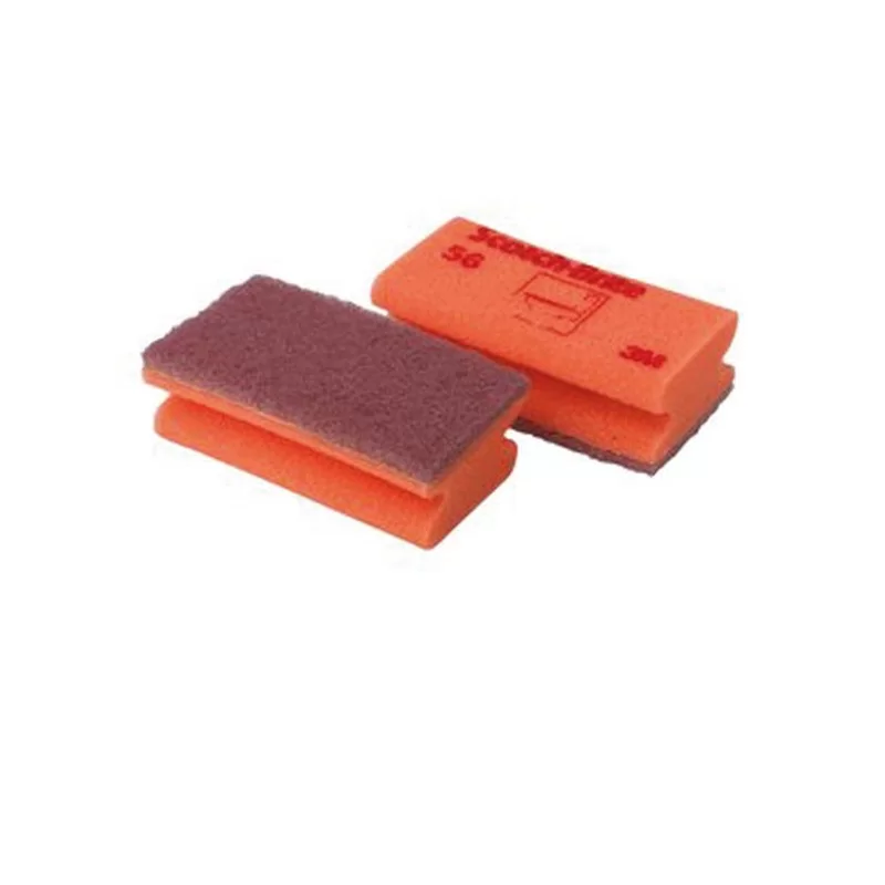 Conf 10 spugne accoppiate rosso Scotch-Brite® 56
