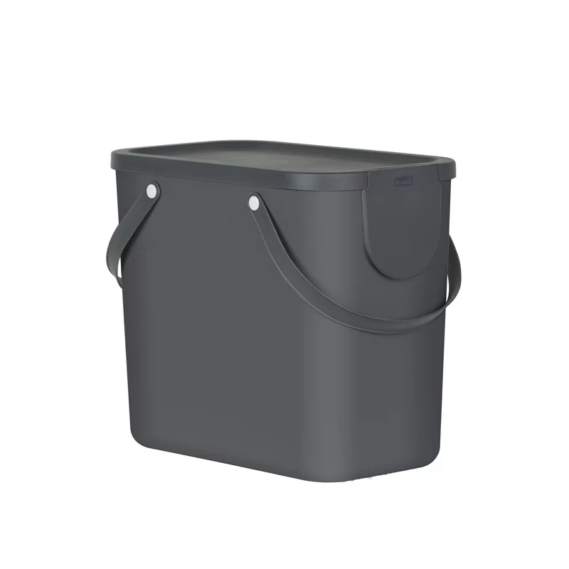 Pattumiera ALBULA 25 Lt Antracite ROTHO