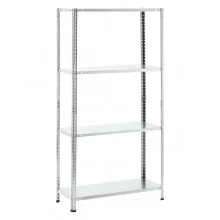 Scaffale in metallo a 4 ripiani (temp indisponibile)