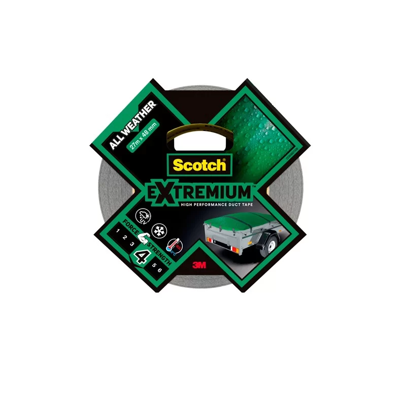Nastro adesivo EXTRA resistente alte temperature 48mmx27,4m nero Scotch®