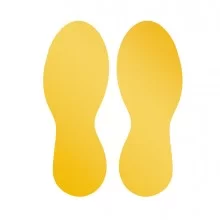 Conf.10 adesivi da terra rimovibili "Orme (dx e sin)" 9x0,02x24cm 1047 Durable FUORI CATALOGO