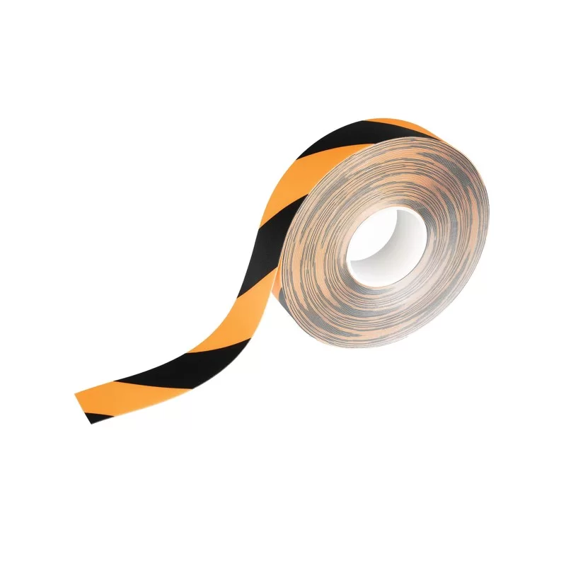 Nastro adesivo rimovibile per segnalazioni da terra 50mmx15m giallo/ner Durable