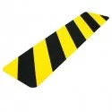 Striscia segnaletica da terra giallo/nera 610x150mm Djois