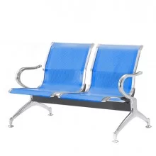 Panca attesa a 2 posti in acciaio Blu FUORI CATALOGO