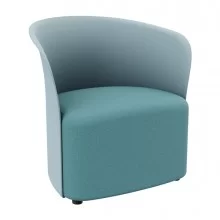 Poltrona Crown blu Paperflow FUORI CATALOGO