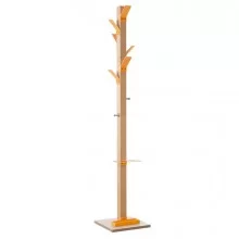 Appendiabiti a 6 posti legno/arancio EasyCloth