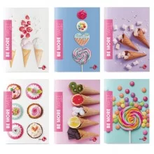 Maxiquaderno A4 36fg+2 100gr 1 rigo SWEET Be More (Conf.10)